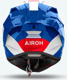 Full-Face Motorcycle Helmet Airoh Gp800 - Gp8C18 Hpc Carbon Blue Red Glossy Competition Size M