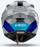 Full-Face Motorcycle Helmet Airoh Gp800 - Gp8C19 Hpc Carbon Blue Red Glossy Competition Size M