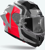 Full-Face Motorcycle Helmet Airoh Gp800 - Gp8C55 Hpc Carbon Gloss Red Competition Size M