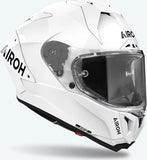 Full-Face Motorcycle Helmet Airoh Gp800 - Gp8F14 Hpc Carbon Gloss White Color Size M