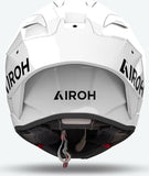 Full-Face Motorcycle Helmet Airoh Gp800 - Gp8F14 Hpc Carbon Gloss White Color Size L