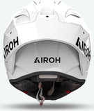 Full-Face Motorcycle Helmet Airoh Gp800 - Gp8F14 Hpc Carbon Gloss White Color Size Xl