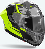 Full-Face Motorcycle Helmet Airoh Gp800 - Gp8Ma31 Hpc Carbon Gloss Yellow Master Size S