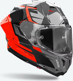 Full-Face Motorcycle Helmet Airoh Gp800 - Gp8Ma32 Hpc Carbon Gloss Orange Master Size S