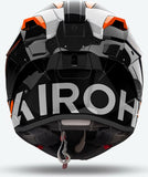 Full-Face Motorcycle Helmet Airoh Gp800 - Gp8Mu32 Hpc Carbon Gloss Orange Must Size Xs