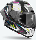 Full-Face Motorcycle Helmet Airoh Gp800 - Gp8Mu54 Hpc Carbon Multicolor Matte Must Size Xs