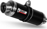 Catalytic Exhaust Tip With Sound Certification Gp Carbon - Mivv Compatible With Aprilia Rsv4 (2009-2016)