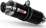 Exhaust Tip With Noise Certification Gp Carbon - Mivv Compatible With Suzuki Gladius (2009-2015)