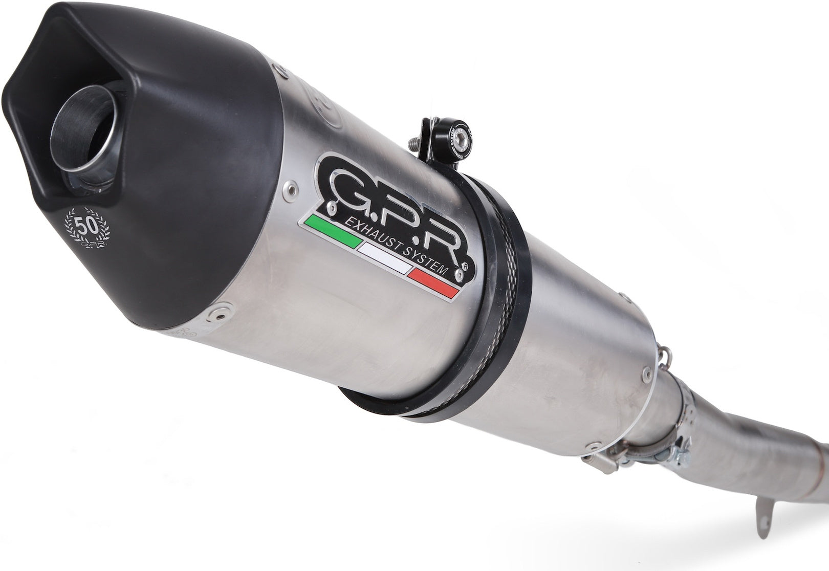 Complete Catalytic Exhaust System With Sound Certification Gp Evo4 Titanium - Gpr Compatible With Bmw G 310 Gs (2017-2021)