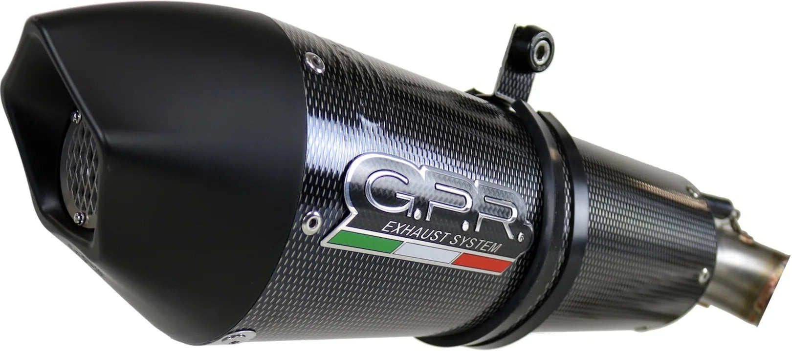 Exhaust Tip With Noise Certification Gp Evo4 Carbon Look - Gpr Compatible With Zontes 350 X1 (2022-2023)