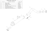 Non-Catalytic Exhaust Tip With Sound Certification X-Cone Stainless Steel - Mivv Compatible With Honda Hornet 600 (2003-2006)