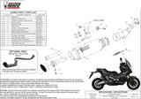 Complete Non-Catalytic Exhaust System With Sound Certification Gppro Carbon - Mivv Compatible With Honda X-Adv 750 (2017-2024)