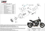 Exhaust Tip With Noise Certification Gppro Carbon - Mivv Compatible With Honda Cb 1000 R (2018-2024)