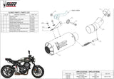 Exhaust Tip With Noise Certification Mk3 Carbon - Mivv Compatible With Honda Cb 1000 R (2018-2024)