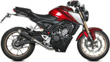 Complete Catalytic Exhaust System With Sound Certification Gppro Steel Black - Mivv Compatible With Honda Cb 125 R (2021-2024)