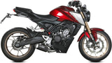 Complete Exhaust System Without Catalytic Converter And Without Sound Certification Mk3 Carbon - Mivv Compatible With Honda Cb 125 R (2021-2024)