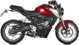 Complete Exhaust System Without Catalytic Converter And Without Sound Certification Mk3 Carbon - Mivv Compatible With Honda Cb 125 R (2021-2024)