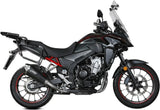 Exhaust Tip With Noise Certification Delta Race Steel Black Carbon - Mivv Compatible With Honda Cb 500 X (2021-2024)