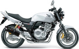 Exhaust Tip With Noise Certification Furore Aluminium Black - Gpr Compatible With Honda Cb 400 (1990-2007)