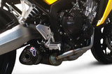 Exhaust Tip Without Sound Certification Relevance Carbon Carbon Cap - Termignoni Compatible With Honda Cb 650 (2014-2018)