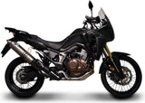 Complete Non-Catalytic Exhaust System With Sound Certification Relevance Full Titanium - Termignoni Compatible With Honda Crf 1000 L Africa Twin (2016-2017)