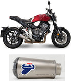 Exhaust Tip Without Sound Certification Gp2R-Rht Titanium Aluminium Cap - Termignoni Compatible With Honda Cb 1000 R (2018-2020)