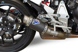 Exhaust Tip Without Sound Certification Gp Carbon - Termignoni Compatible With Honda Cb 1000 (2018-2020)