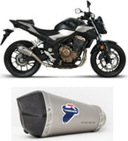 Exhaust Tip Without Sound Certification Relevance Titanium Carbon Cap - Termignoni Compatible With Honda Cbr 500 F - R - X (2019-2020)