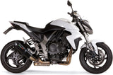 Exhaust Tip With Noise Certification Furore Aluminium Black - Gpr Compatible With Honda Cb 1000 R (2008-2014)