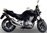 Complete Catalytic Exhaust System With Sound Certification Furore Aluminium Black - Gpr Compatible With Honda Cbf 500 (2004-2007)