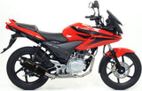 Complete Catalytic Exhaust System With Sound Certification Furore Aluminium Black - Gpr Compatible With Honda Cbf 125 Ie (2004-2014)