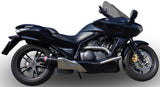 Exhaust Tip With Noise Certification Furore Aluminium Black - Gpr Compatible With Honda Dn-01 680 (2008-2010)