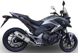 Exhaust Tip With Noise Certification Albus Ceramic White Aluminium - Gpr Compatible With Honda Nc 750 X - S Dct (2014-2015)