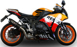Exhaust Tip With Noise Certification Furore Aluminium Black - Gpr Compatible With Honda Cbr 1000 Rr (2014-2016)