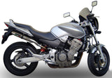 Dual Exhaust System With Sound Certification Deeptone Stainless Steel - Gpr Compatible With Honda Hornet 900 (2002-2005)