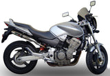 Dual Exhaust System With Sound Certification Deeptone Stainless Steel - Gpr Compatible With Honda Hornet 900 (2002-2005)