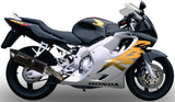 Exhaust Tip With Noise Certification Furore Aluminium Black - Gpr Compatible With Honda Cbr 600 F (1999-2000)