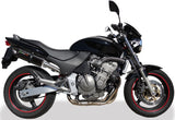 Exhaust Tip With Noise Certification Furore Aluminium Black - Gpr Compatible With Honda Hornet Cb 600 F (2003-2006)