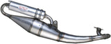 Complete Catalytic Exhaust System With Sound Certification Hand Made Tt Aluminum - Leovince Compatible With Gilera Stalker 50