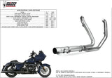 Non-Catalytic Exhaust Manifolds Stainless Steel - Mivv Compatible With Harley-Davidson Road Glide Special (2015-2022)
