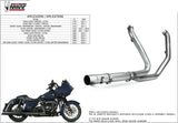 Non-Catalytic Exhaust Manifolds Stainless Steel - Mivv Compatible With Harley-Davidson Classic - Special (2017-2022)