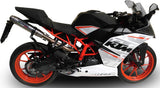 Catalytic Exhaust Tip With Sound Certification Deeptone Stainless Steel - Gpr Compatible With Ktm Rc 390 (2015-2016)