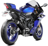 Complete Non-Catalytic Exhaust System With Sound Certification Gppro Steel Black - Mivv Compatible With Yamaha R9 (2025-2026)