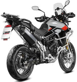 Exhaust Tip With Noise Certification Speed Edge Steel Black - Mivv Compatible With Triumph Tiger 900 Pro (2024-2026)