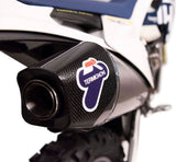 Exhaust Tip Without Sound Certification Oval Titanium Carbon Cap - Termignoni Compatible With Ktm 250 (2018-2019)