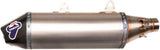 Complete Exhaust System Without Catalytic Converter And Without Sound Certification Oval Titanium Carbon Cap - Termignoni Compatible With Husqvarna Fe 350 (2018-2019)