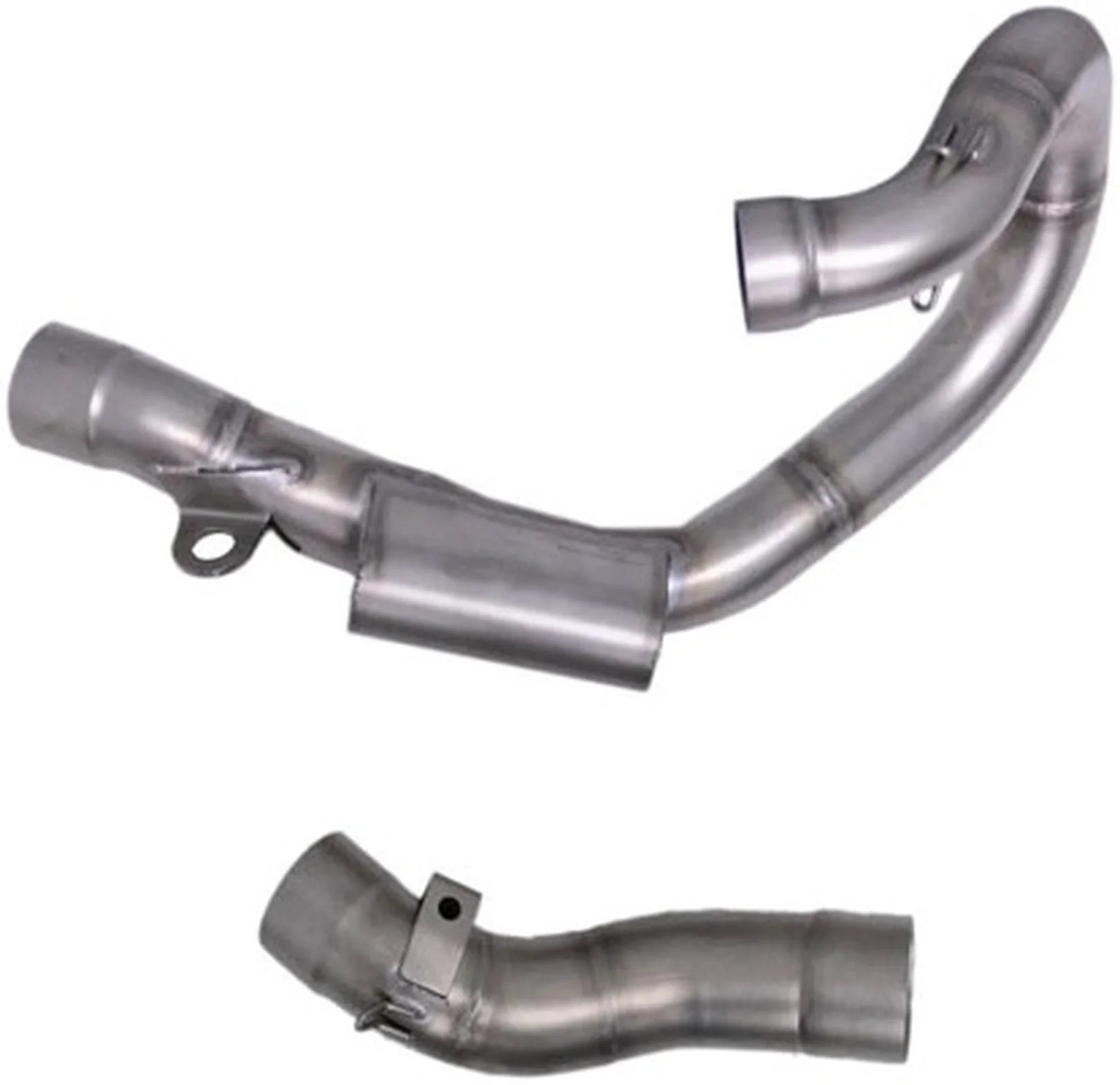 Complete Exhaust System Without Catalytic Converter And Without Sound Certification Oval Titanium Carbon Cap - Termignoni Compatible With Husqvarna Fe 250 (2018-2019)