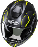 Flip-Up Motorcycle Helmet Hjc I100 Advanced Polycarbonate Mc3Hsf Lorix Size 10 Xl