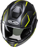 Flip-Up Motorcycle Helmet Hjc I100 Advanced Polycarbonate Mc3Hsf Lorix Size 06 Xs