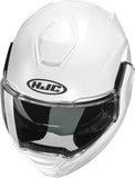 Flip-Up Motorcycle Helmet Hjc I100 Advanced Polycarbonate Pearl White Size 08 M